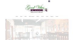 Desktop Screenshot of goodvibeswinery.com